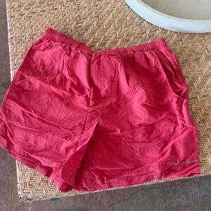 Columbia Red Sports Shorts